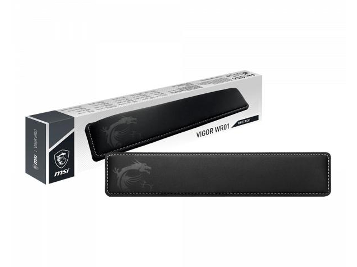 Msi Vigor-Wr01 Reposamuñecas Goma Viscoelástica Negro