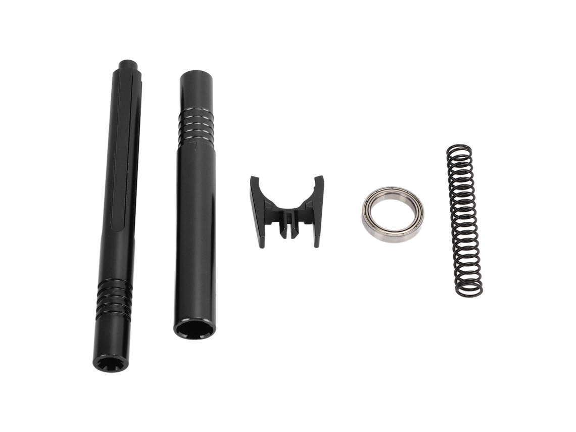 Eje De Transmisión Comp Center Slider Con Soporte Para Coche Rc Vorteks Granite 1/10 De Aluminio Negro