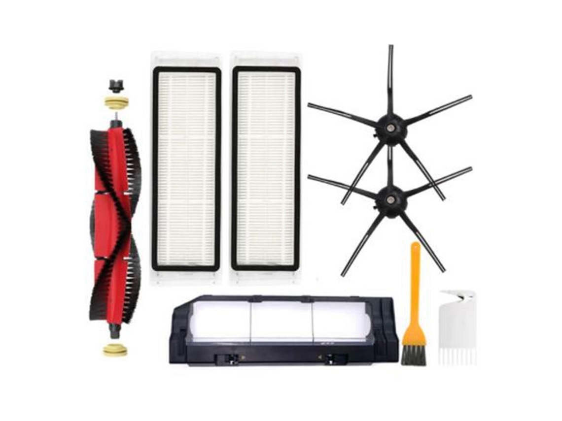 Herramienta de limpieza de filtro de Cepillo Lateral de cepillo principal y cubierta para piezas de aspiradora Xiaomi Roborock S6 S6 Maxv