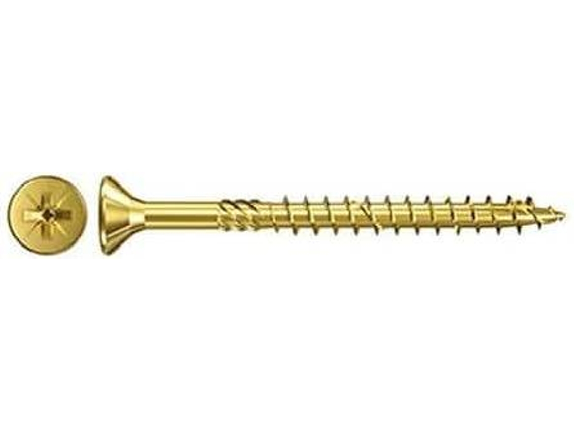 Small Fix Tornillo Aglomerado Amarillo (2.5x20 25und)