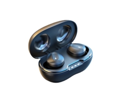 SHANMAI Auriculares Bluetooth Inalámbrico Ipx7 a prueba de agua con estuche de carga con micrófono incorporado para deportes