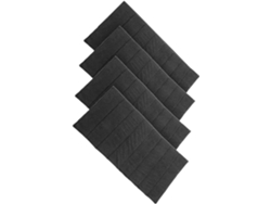 Juego De 4 Protectores De Postes De Tela Flocada Y Espuma Para Uso Interior Y Exterior.