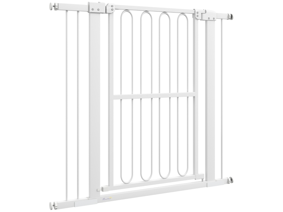 Barrera Para Perros De 76-104 Cm Sin Agujeros Para Escaleras