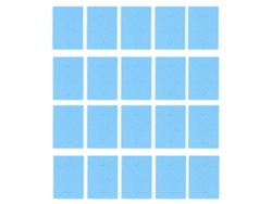 Porta Tubos De Espuma Rectangular Flotante De Alta Densidad Para Laboratorio Azul 8 Huecos 20 Unidades (para Tubos De Centrífuga 1.5ml 10ml)