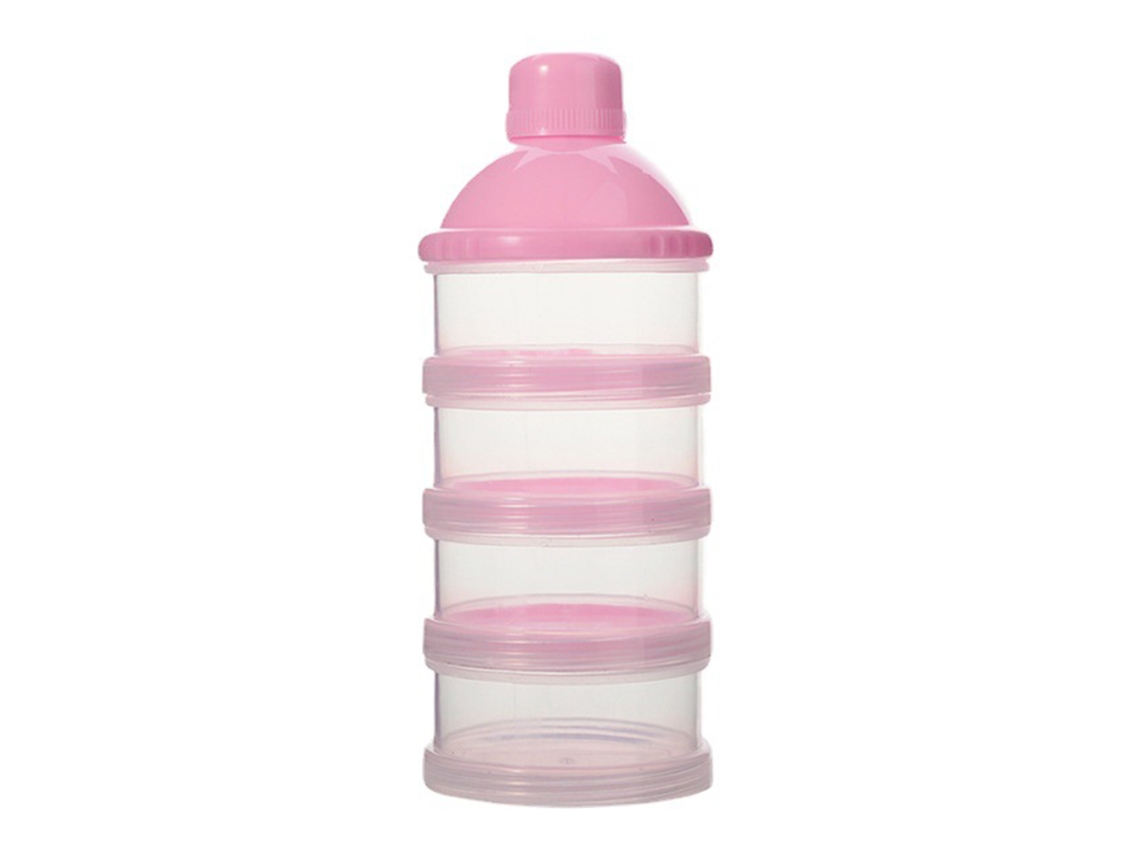 Dispensador De Leche En Polvo Para Bebés De 4 Niveles, Recipiente De Pp Para Refrigerios De Viaje.