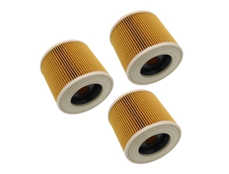 Filtros de polvo de aire para aspiradoras Karcher, piezas de cartucho, filtro Hepa Wd2250 Wd3.200 Mv2 Mv3 Wd3, 3 piezas