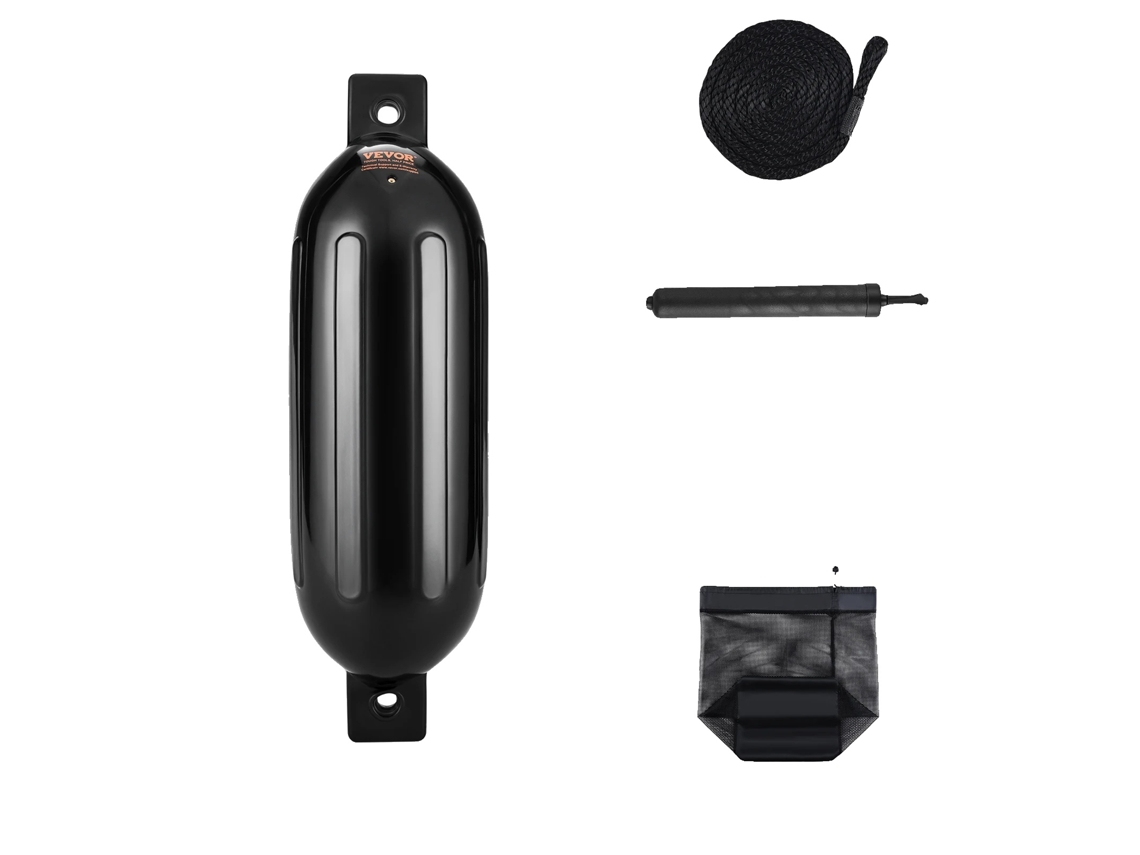 Defensa inflable para botes, PVC resistente, fácil de inflar, 5.5 pulgadas (fabricante original)