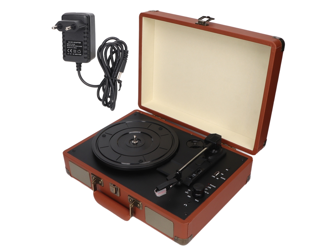 Reproductor de vinilo (bluetooth, 3 velocidades)