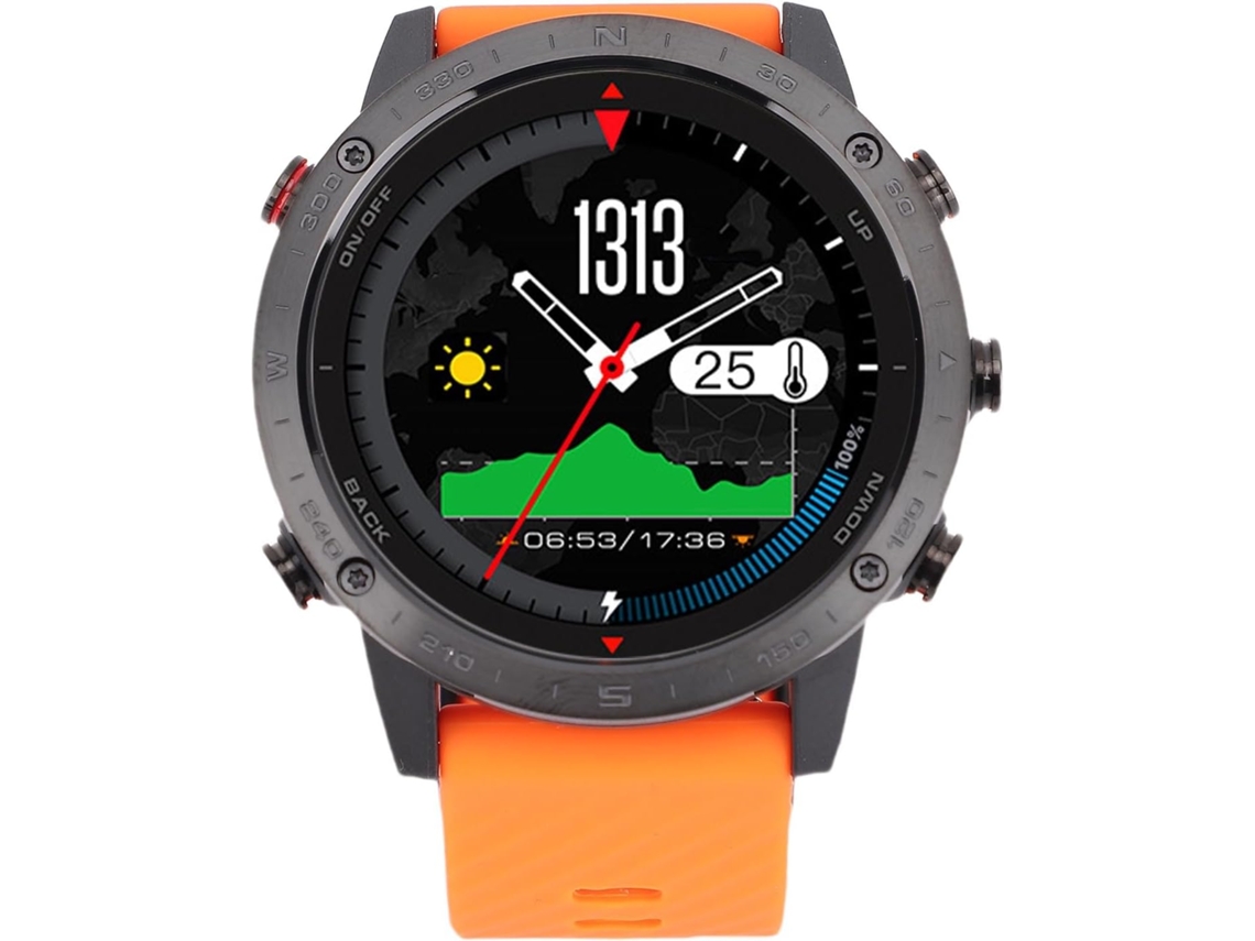 Reloj Inteligente Deportivo Avanzado Para Hombre, Aleación De Titanio, Resistente Al Agua Hasta 50 M, Redondo De 3,3 Cm (1,3 Pulgadas)