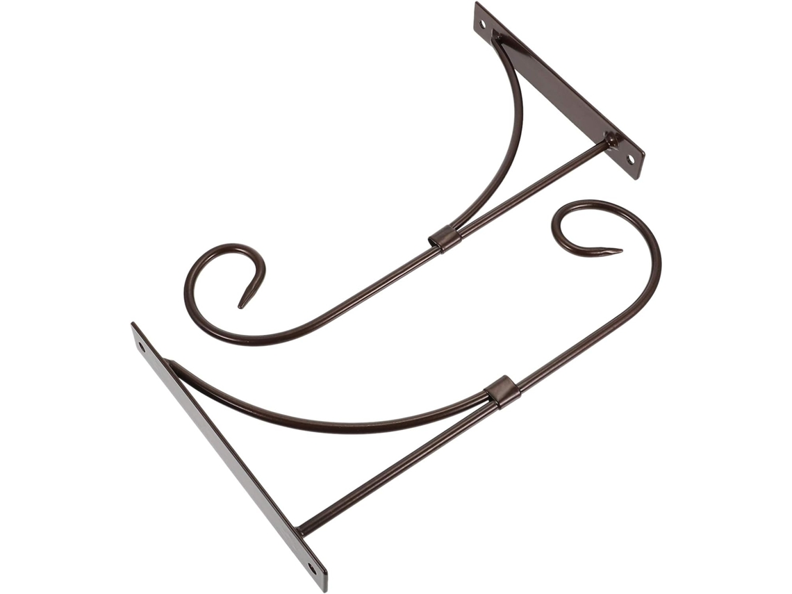 Soporte De Pared De 2 Piezas Para Faroles Y Plantas, Ganchos Decorativos Para Jardín.