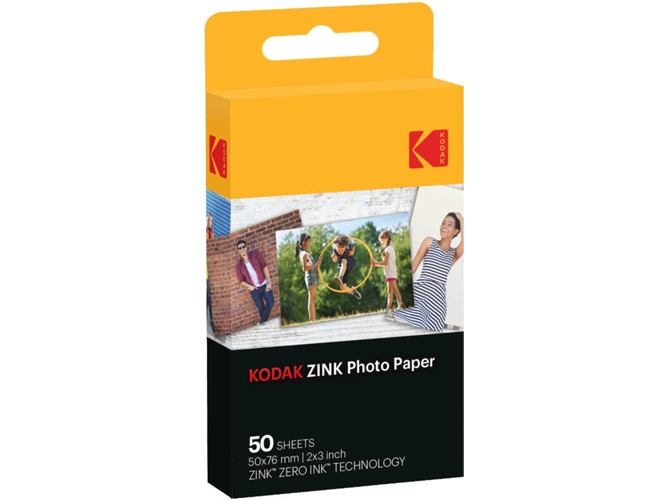 Papel KODAK Printomatic 2X3 Zink 50 Hojas