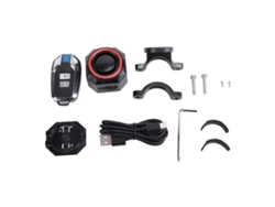 Alarma Antirrobo Inalámbrica Para Bicicletas Eléctricas Con Mando A Distancia Y Sensor De Vibración.
