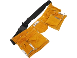 Bolsa de herramientas de cuero resistente, ajustable y con múltiples bolsillos para herramientas eléctricas Gokoco