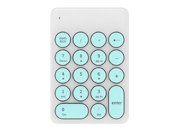Teclado Inalámbrico Para Juegos 2.4ghz Teclado Numérico Mini De 18 Teclas Numpad Verde