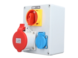 Toma de corriente industrial UE de 250 V, 16 A, 5 pines, 32 A, con interruptor de 2 velocidades, IP44 a prueba de agua para uso en exteriores.