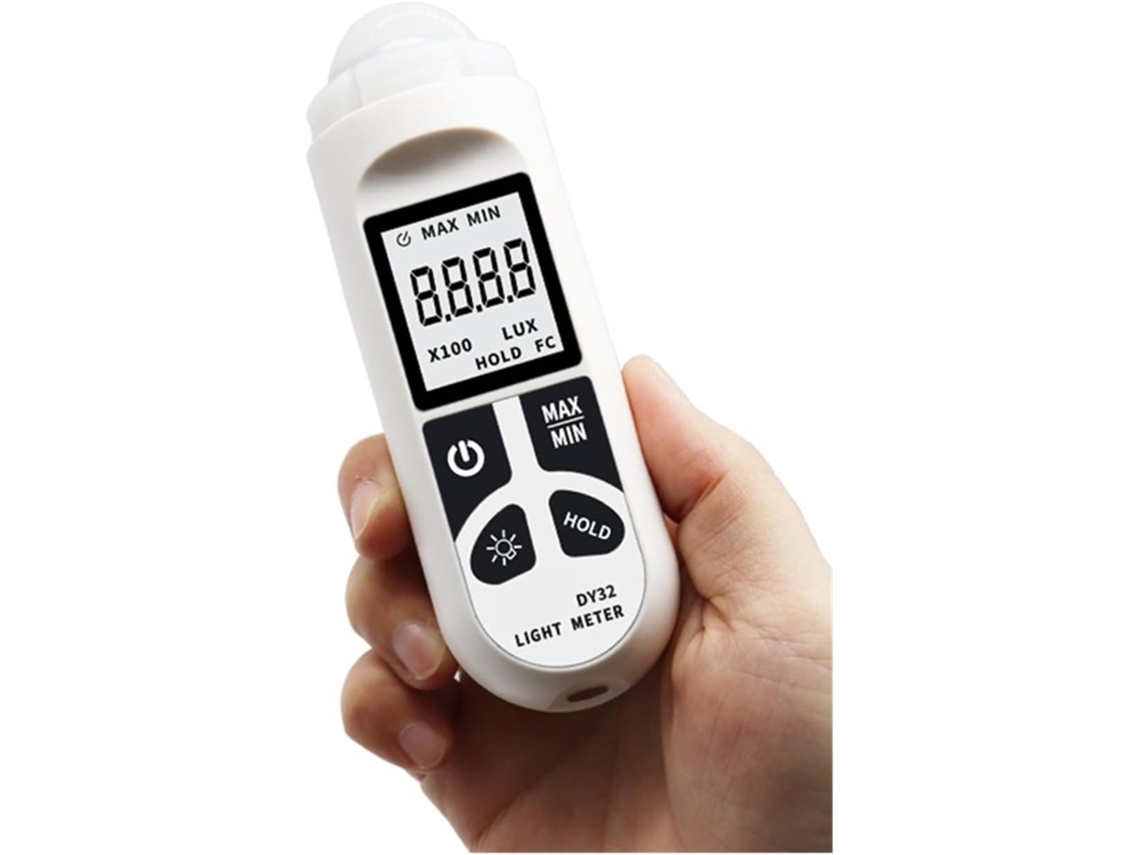 Medidor De Lux Dy32, Portátil, De 0 A 200.000 Lux, De Bolsillo, De Alta Precisión.