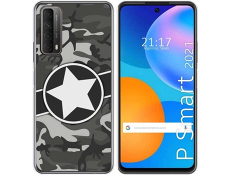 Carcasa Huawei P Smart 2021 TUMUNDOSMARTPHONE Camuflaje 02 Multicolor