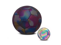 Jinwei-pelota De Fútbol Reflectante De Pu Con Bomba Para Entrenamiento Y Juegos Nocturnos Deportivos
