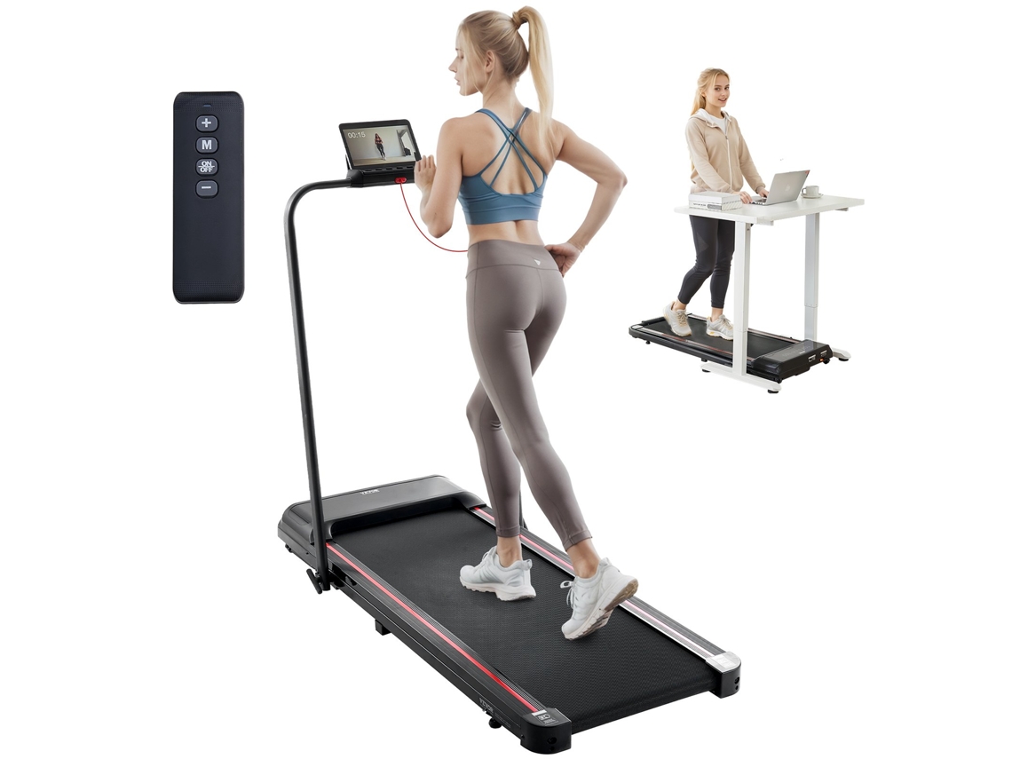 VEVOR Cinta de Correr Debajo del Escritorio con Barra de Agarre 396 x 1065 mm