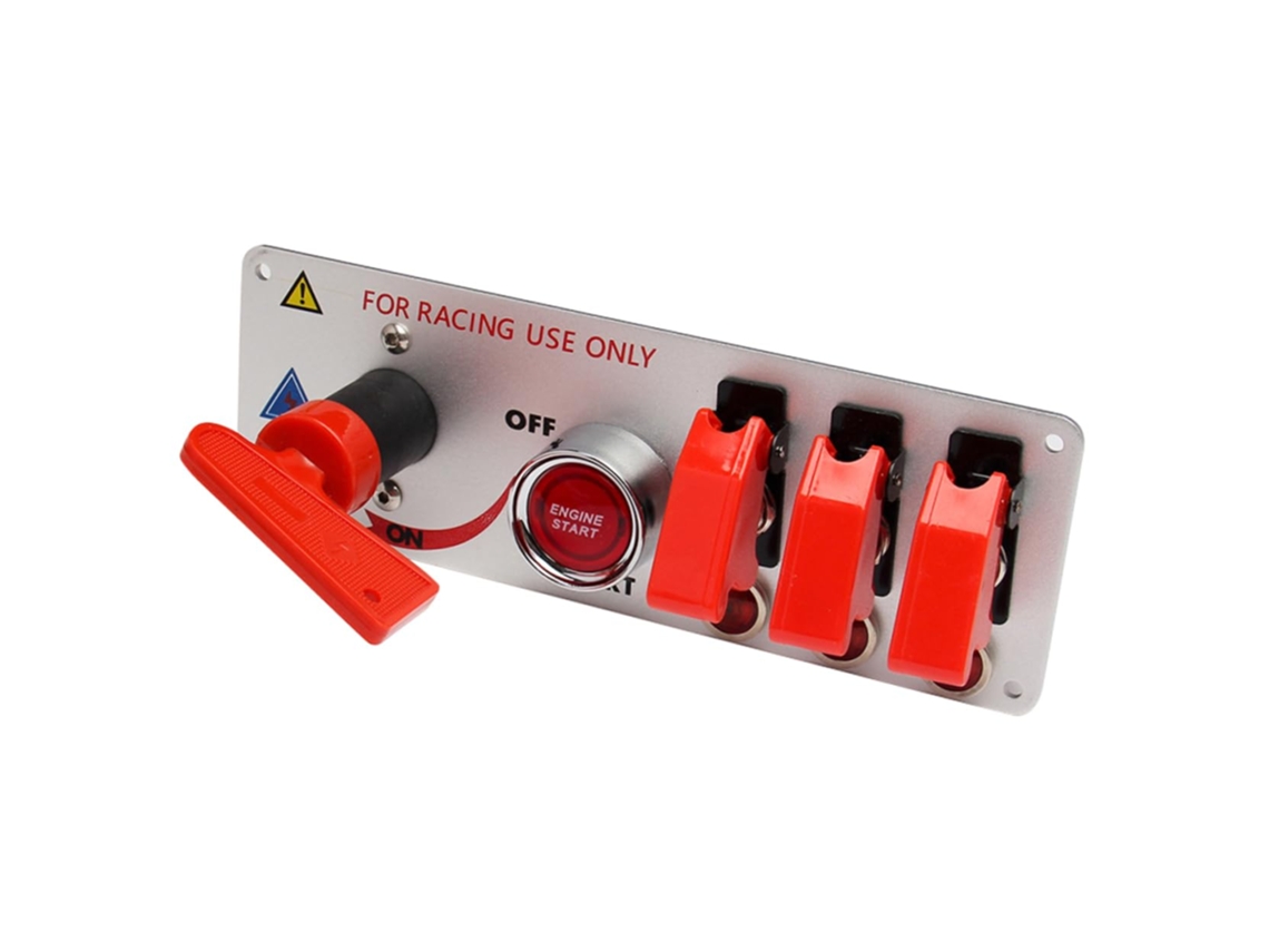 Panel De Encendido Del Coche, Arranque Del Motor, Panel De Arranque Del Coche De Carreras