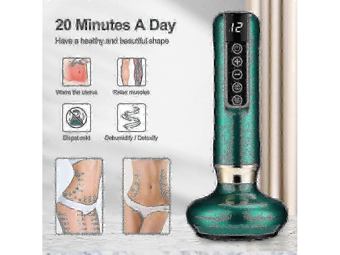 Masajeador Eléctrico Con Ventosas, Ventosas Al Vacío, Guasha, Anticelulitis, Belleza, Salud, Afeitado, Calor Infrarrojo, Terapia De Masaje Adelgazante