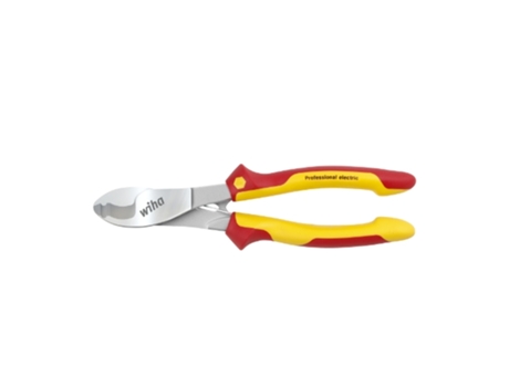 WIHA Alicates para corte de cables Professional electric con resorte de apertura conectable y desconectable (43662)