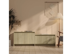Mueble de Armario Tv 146,5X35X50 Cm Aglomerado Color Roble Sonoma