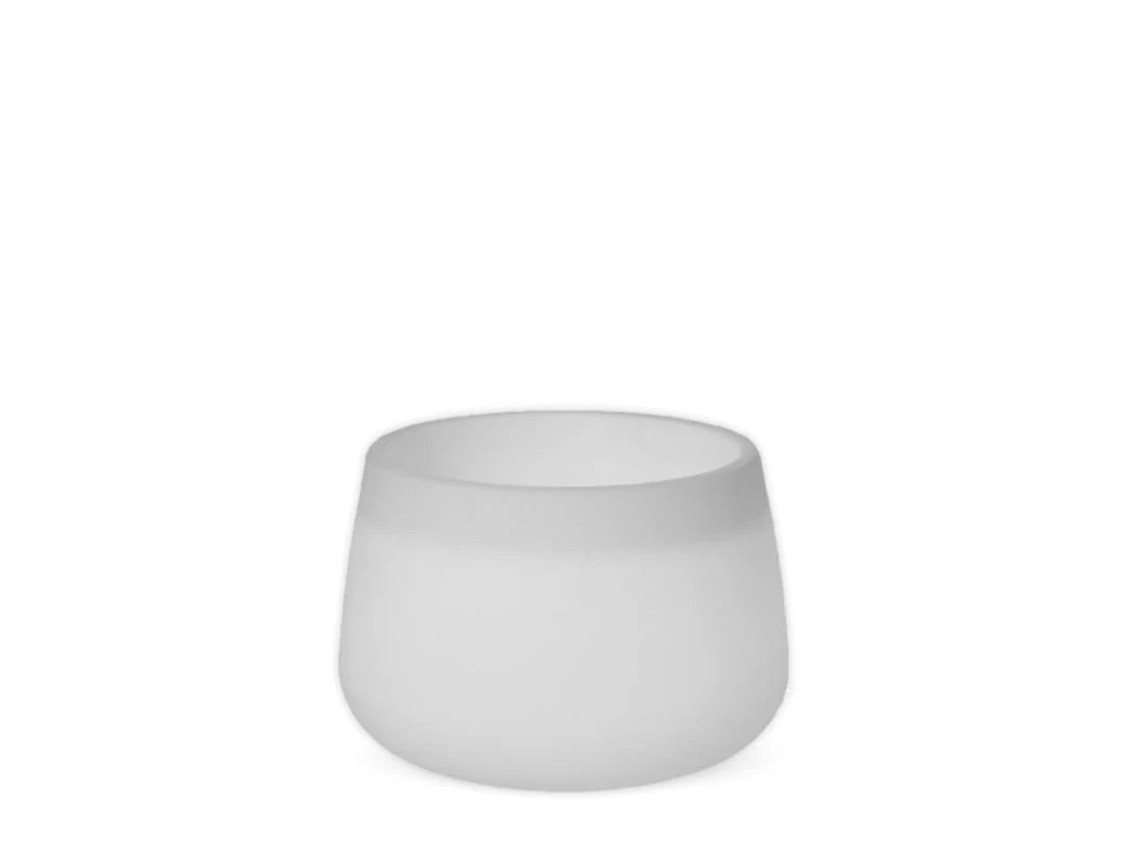 Jardineras Camelia Ø59x39 Cm. / Blanco / Luz Fría Con Cable