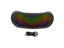 Gafas Led Iluminadas 4 Modos Sin Marco 12x36 Píxeles Control App Bt Color Total