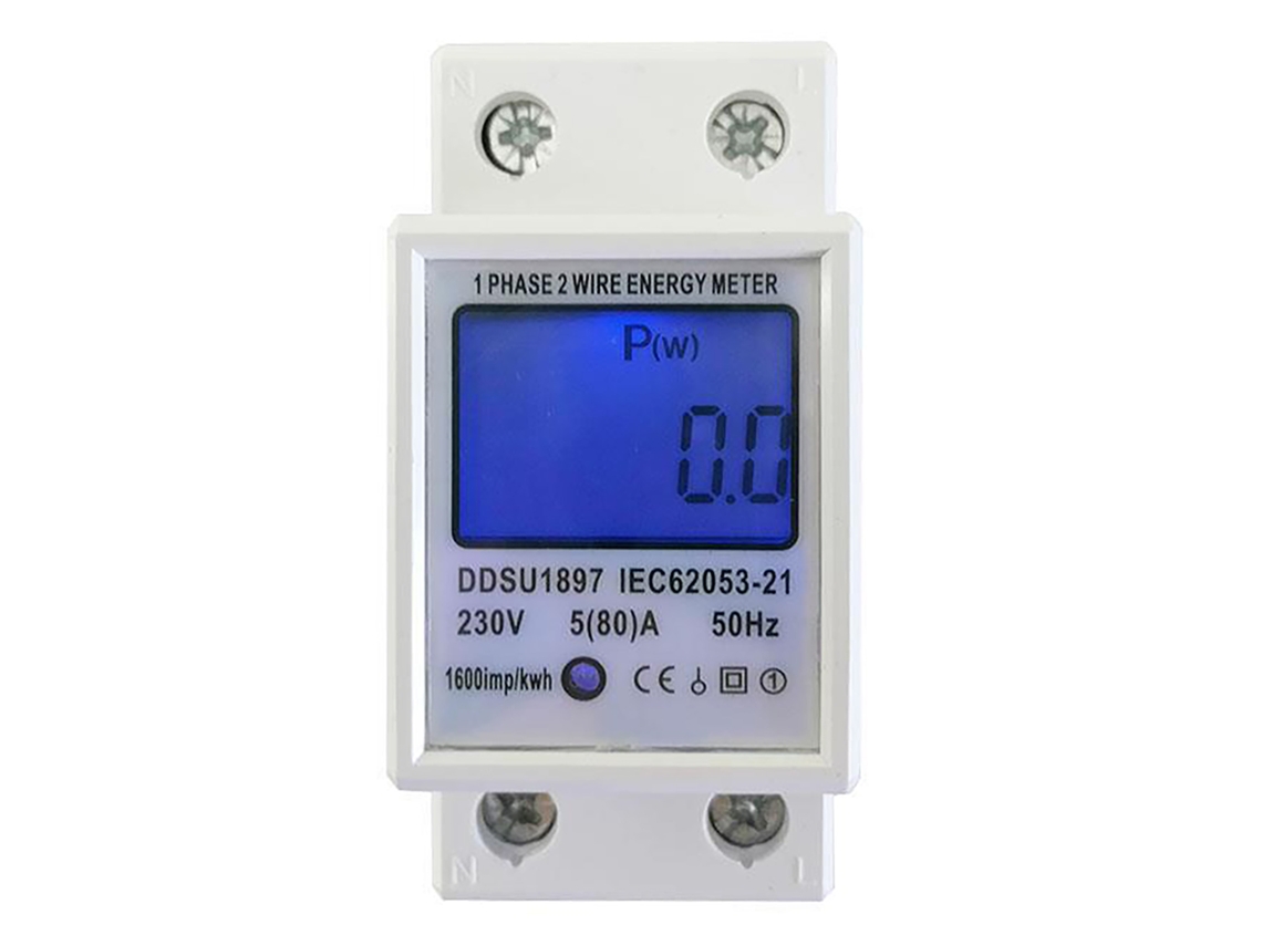 Medidor De Energía Lcd Monofásico 220v 5-80a 18400kw Monitor De Vatios-hora