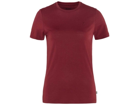 Camiseta de Mujer FJÄLLRÄVEN Corta Abisko Montaña Lana (M)