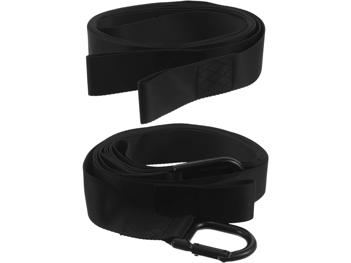 Correa De Remolque Negra Para Motos De Nieve De 5,8 M, Cuerda De Arranque Flexible