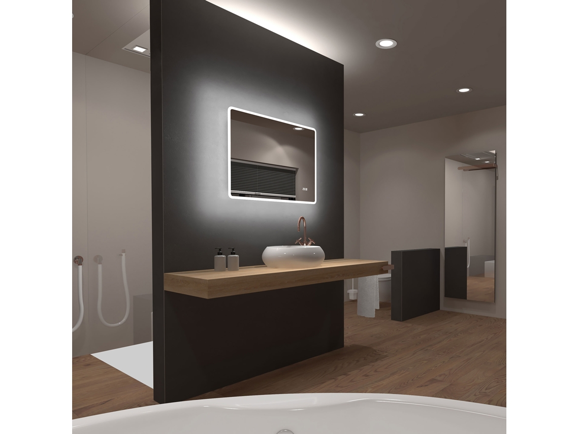 Espejo Led de Bañero AURLANE (80 x 70 x 5)