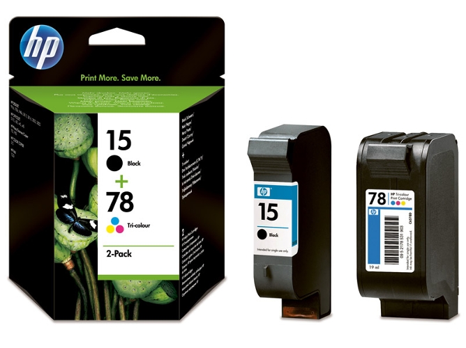 Pack 2 Cartuchos HP 15+78