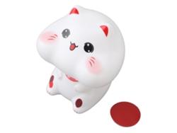 Figura solar de gato de la suerte con nodo automático para coche/mesa