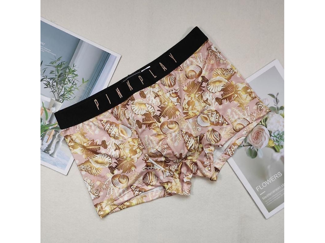 2026-ropa Interior De Pareja De Encaje Sexy De Seda Hielo Bajo Talón Para Mujer Y Boxer Cómodo Para Hombre Secado Rápido Sin Costuras