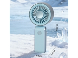 Mini Ventilador Portátil Usb Plegable De Tres Velocidades - Azul