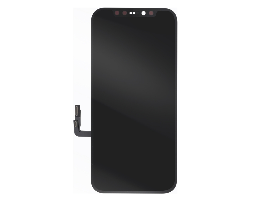 Clappio Pantalla OLED blanda de repuesto para iPhone 12 y cristal táctil Negro