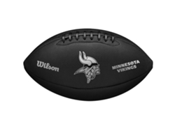Wilson Nfl Team Metallic Premiere Minnesota Vikings Ball Wf4015821xb, Unisexo, Balones De Futbol Americano (negro - 9 Eu)