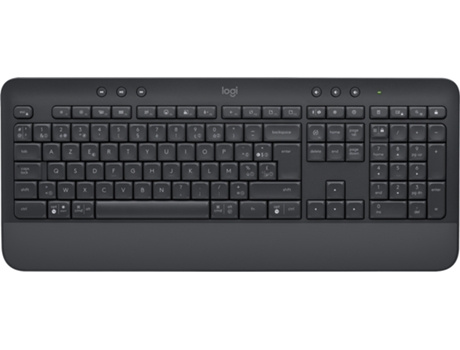 Teclado LOGITECH Signature K650 Keyboard (Bluetooth - Neerlandés - Gris)