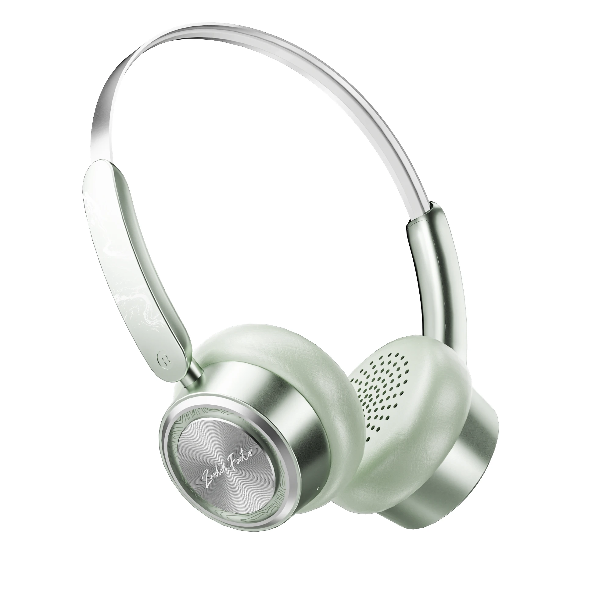 Auriculares inalámbricos (verdes), ultrafinos y ligeros, cómodos, con diseño Bluetooth circumaural.
