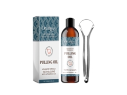 Enjuague bucal blanqueador que elimina las manchas y refresca el aliento.