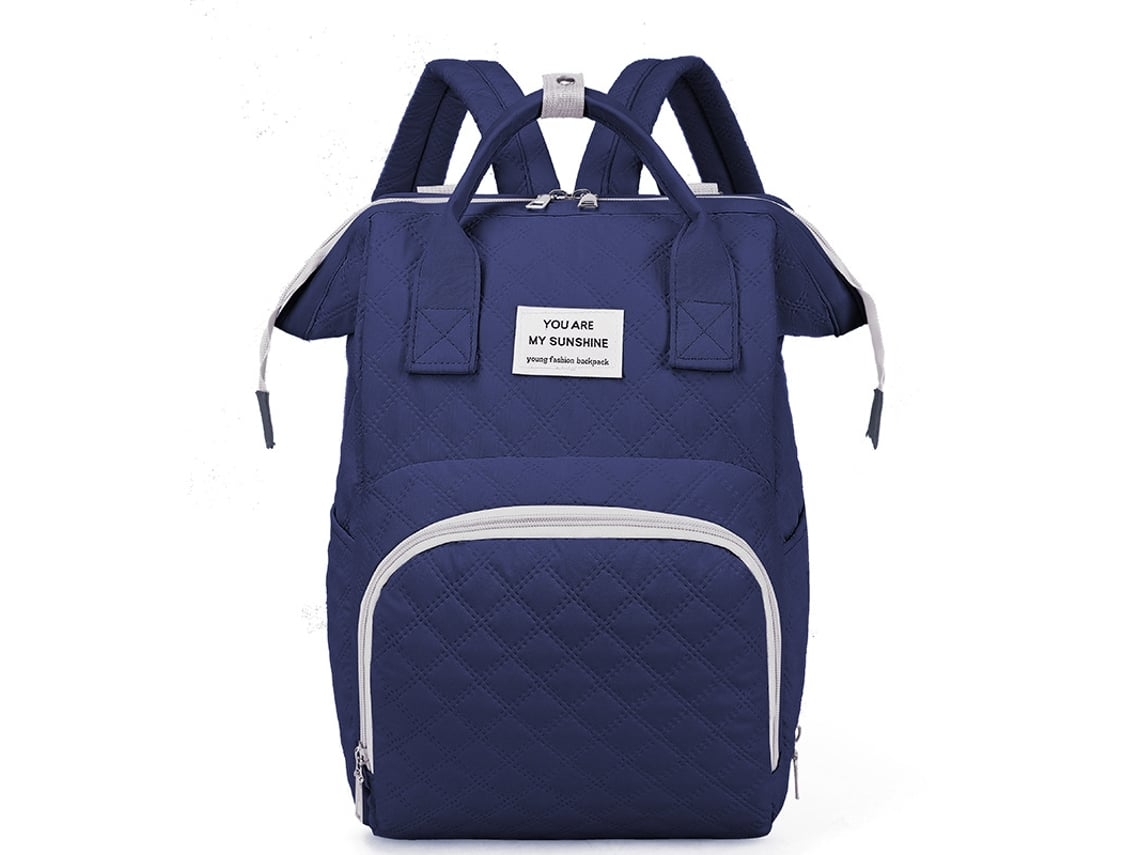 Mochila de maternidad portátil Yunzii, gran capacidad, con compartimento independiente para aislamiento de botellas.