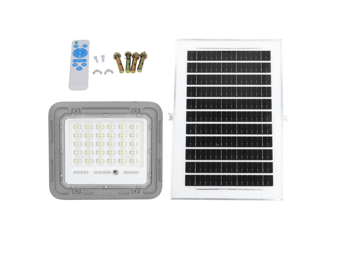 2026velora-luz Solar Exterior Ip66 Impermeable 150 Led Con Batería 4000mah Luz De Seguridad Floodlight 100w