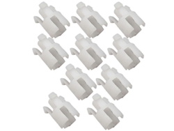2026-clip De Bomba De Embrague Para Citroen Elysee C2 C3 C4 C5 C6 Peugeot 307 408 3008 207, 10 Unidades, Plástico Blanco, Nueva