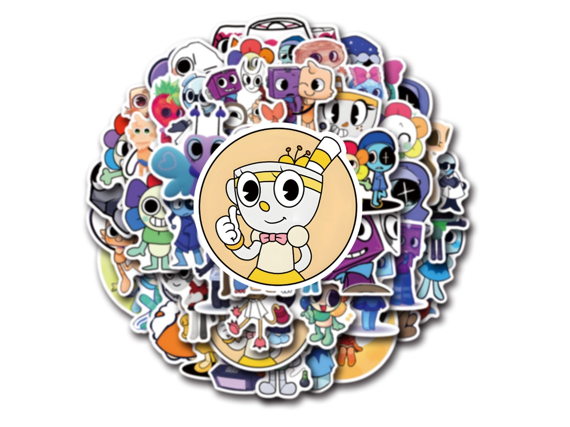 Paquete de pegatinas para adolescentes y niños: vinilos impermeables y resistentes a la decoloración, lindas calcomanías de anime para portátil.