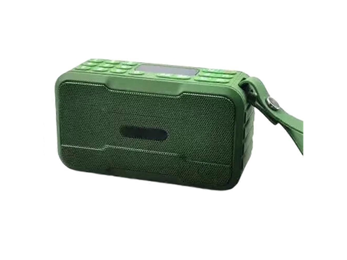 Rádio Portátil Fm Mini Bluetooth Com Alto-falante E Microfone.