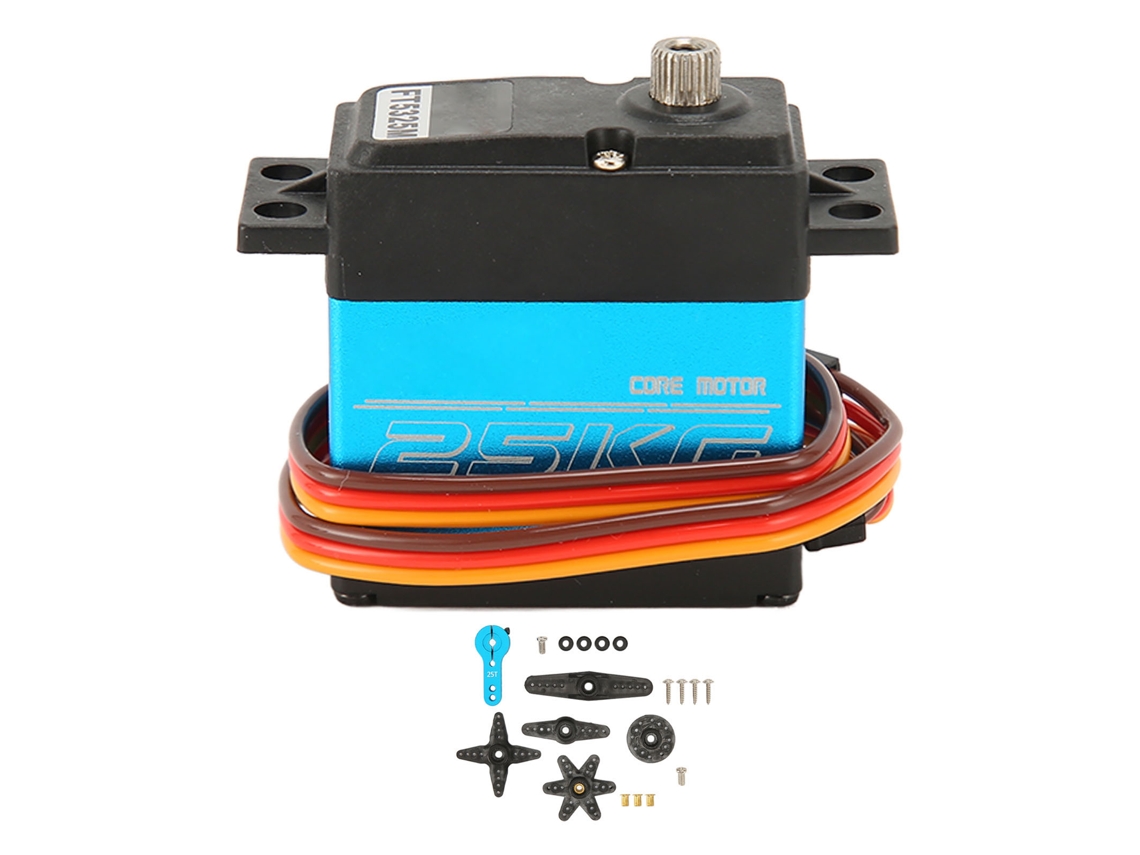Servo Motor Digital 25kg Alta Torque Engrenagem Metal À Prova D'água Para Robot Diy Com Braço 25t