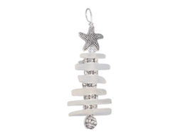2026-adorno De Navidad De Árbol De Vidrio Marino Artesanal Decoración Oceánica Para Hogar Regalo Para Amantes De La Playa