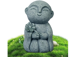 Figura De Buda Para Jardín - Estatua De Buda De Piedra Para Jardín, Escultura Zen, Decoración Espiritual De Buda Para